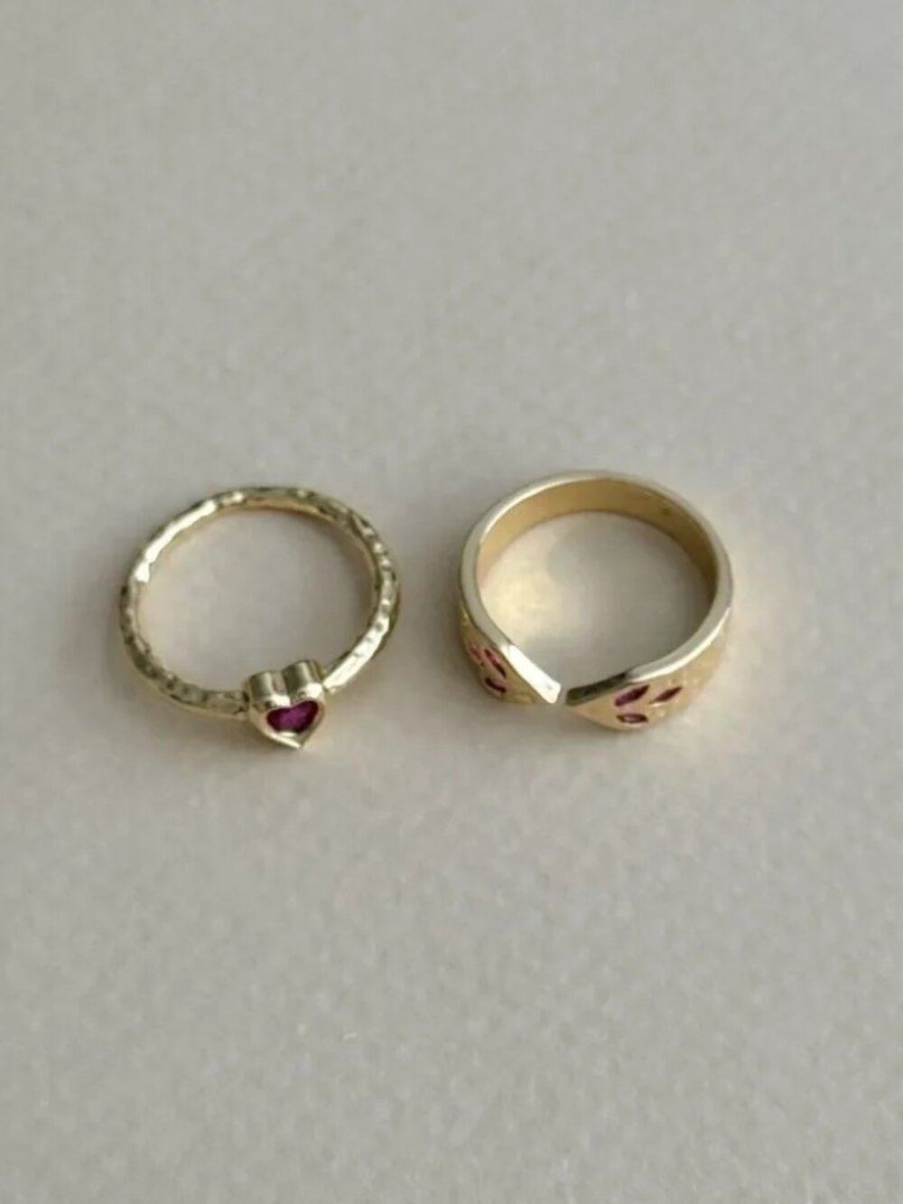 Heart ring2416 - Picture 5 of 6